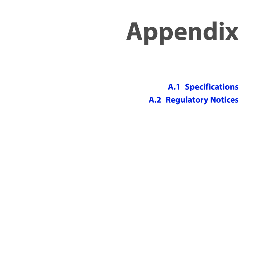 HTC FUZE user manual Appendix  